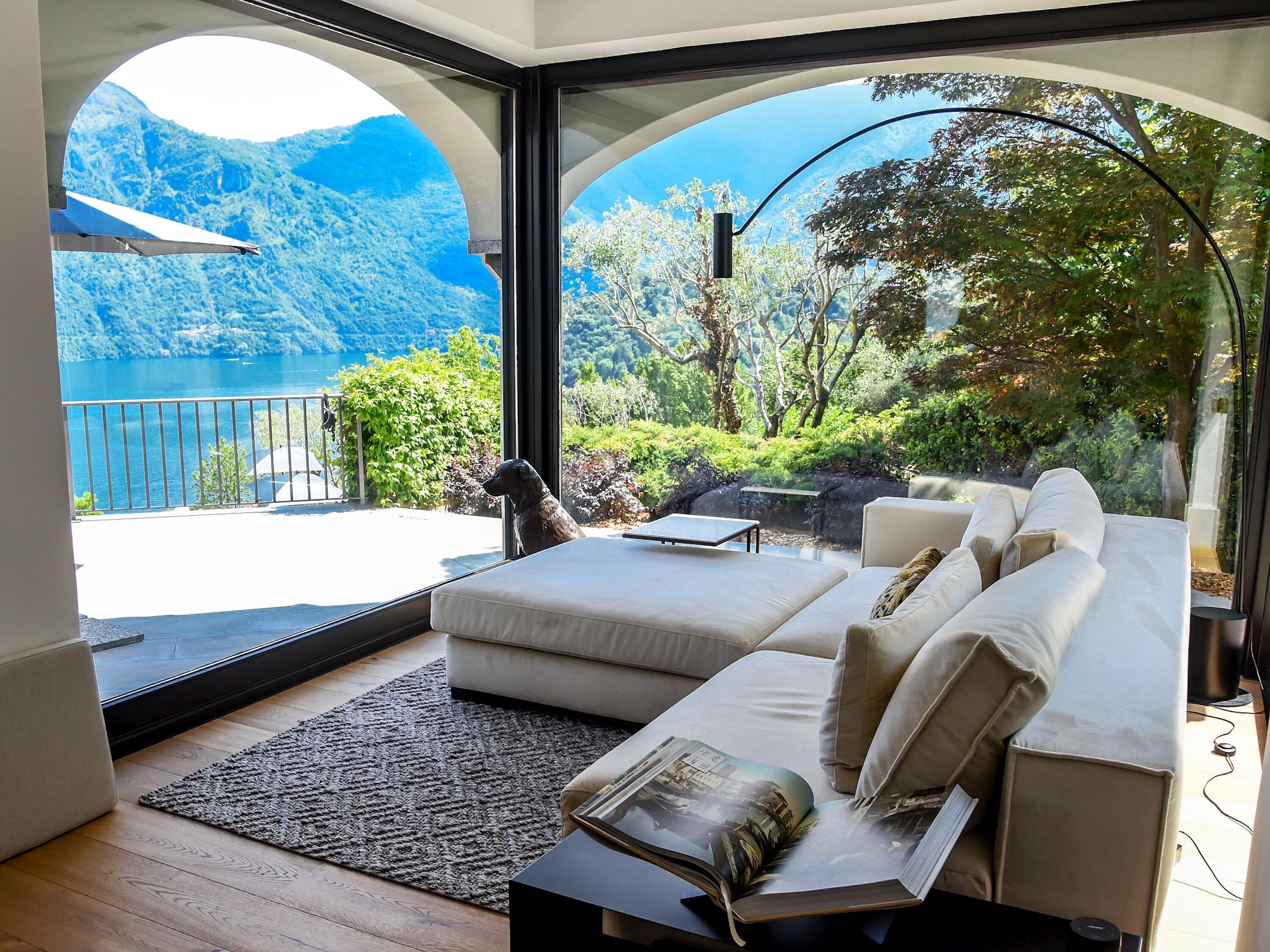 Villa, 6 habitaciones, piscina privada, vistas al jardín | Sala de estar