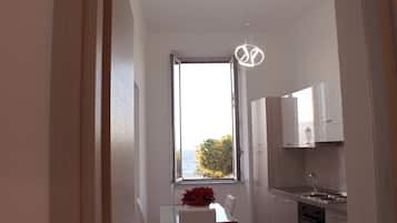 Chambre Quadruple Supérieure, balcon, vue mer
