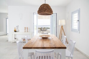 Dining - Endearing Paros Villa | Villa Irida | 4-Bedrooms | Breathtaking Sea Views |. (Paros)