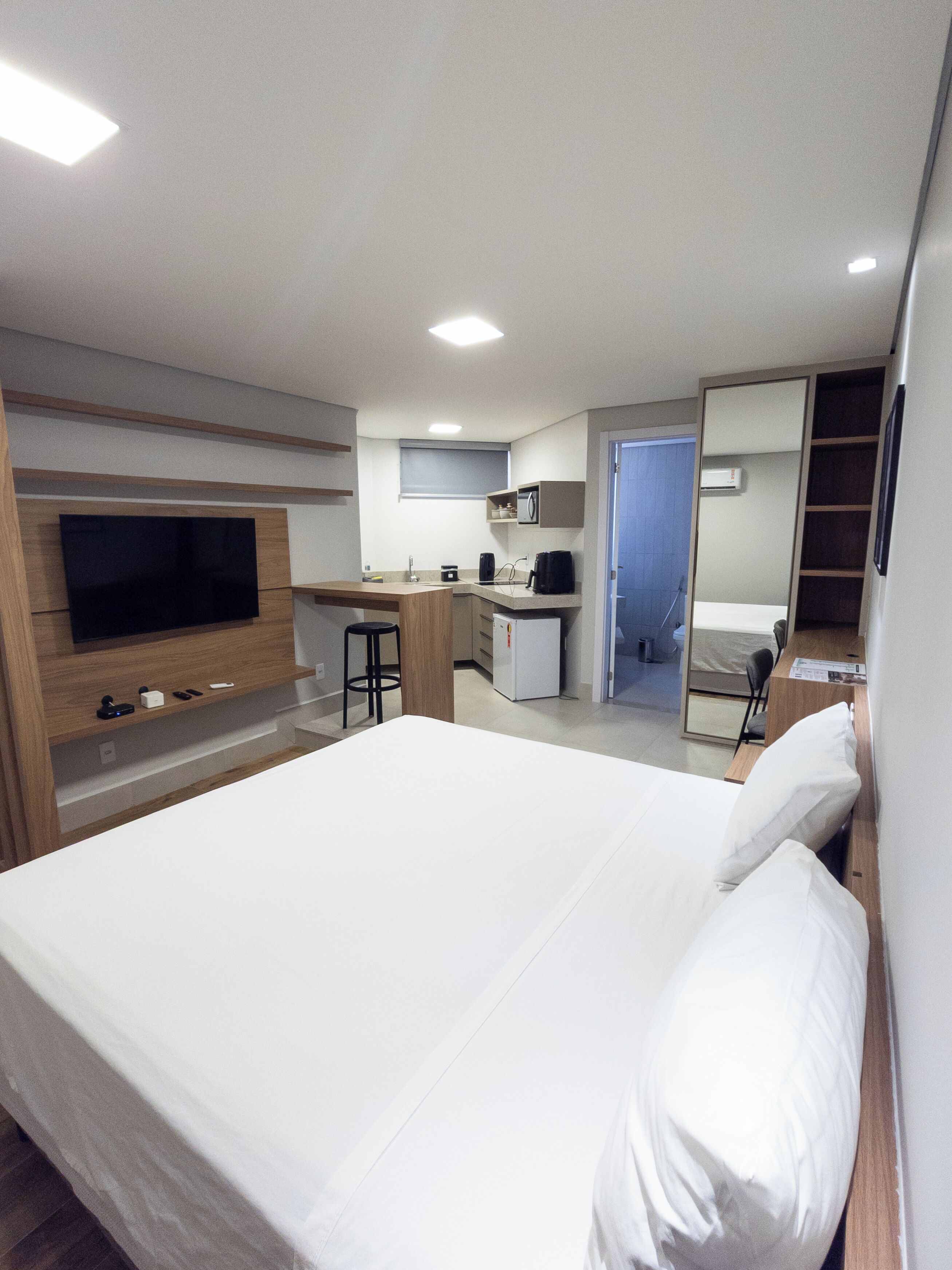 Standard Apartment, 1 Queen Bed | Laptop workspace, free WiFi