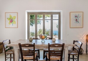Dining - Alluring Mykonos Villa | Villa Kyma | 4 Bedrooms | Panoramic Sea Views |. (Mykonos)