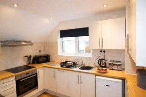 Fridge, microwave, oven, dishwasher - Molly's Mews, Bowness on Windermere, with lake view (Bowness on Windermere)