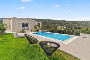Pool - Thrilling Andros Villa | Villa Merope | 2 Bedrooms | Private Outdoor Pool |. (Andros)