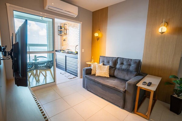 Apartment | 2 bedrooms - A 1 min de la Playa y Vista al Mar - Pcs91 (Mongaguá)