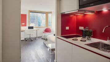 Desk, laptop workspace