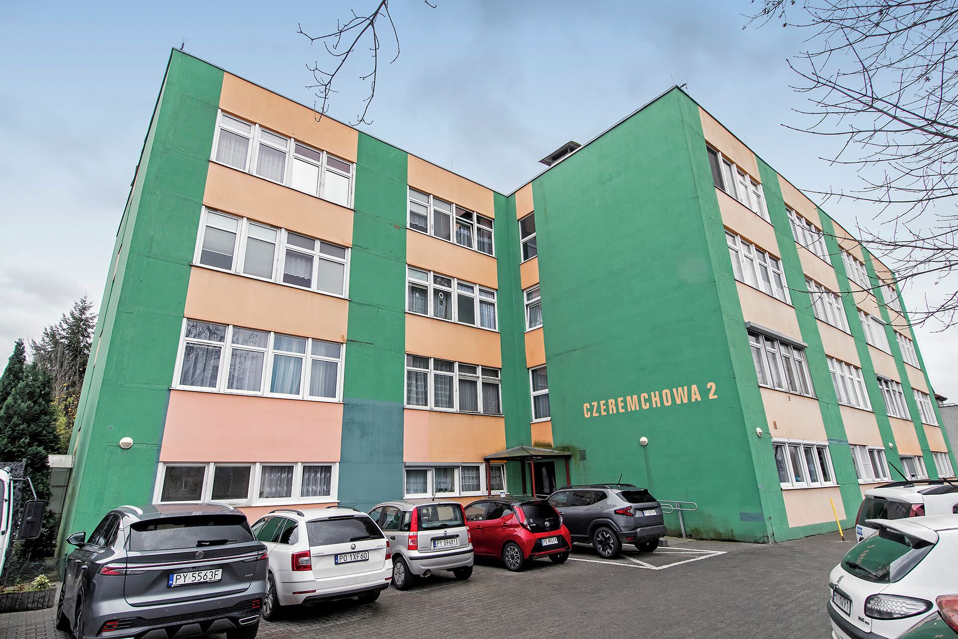 Overnatningsstedets facade