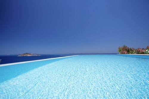 Alluring Patmos Villa | Villa Heracles’ Rest | 5 Bedrooms | Scenic Verandas |.