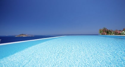 Alluring Patmos Villa | Villa Heracles’ Rest | 5 Bedrooms | Scenic Verandas |.