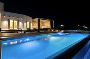 Pool - Lavish Mykonos Villa | Villa Artemis | 3 Bedrooms | Panoramic Sea Views |. (Mykonos)
