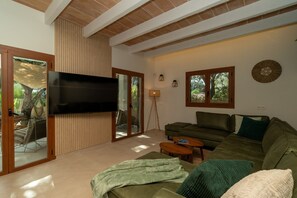 TV, mesa de pingue-pongue