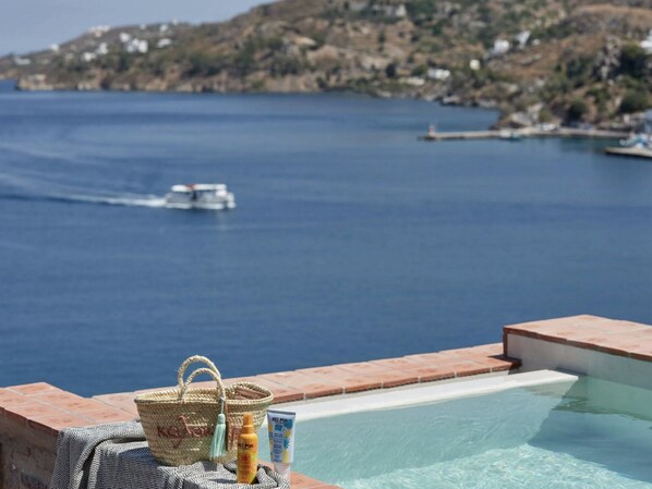 Blick von der Unterkunft