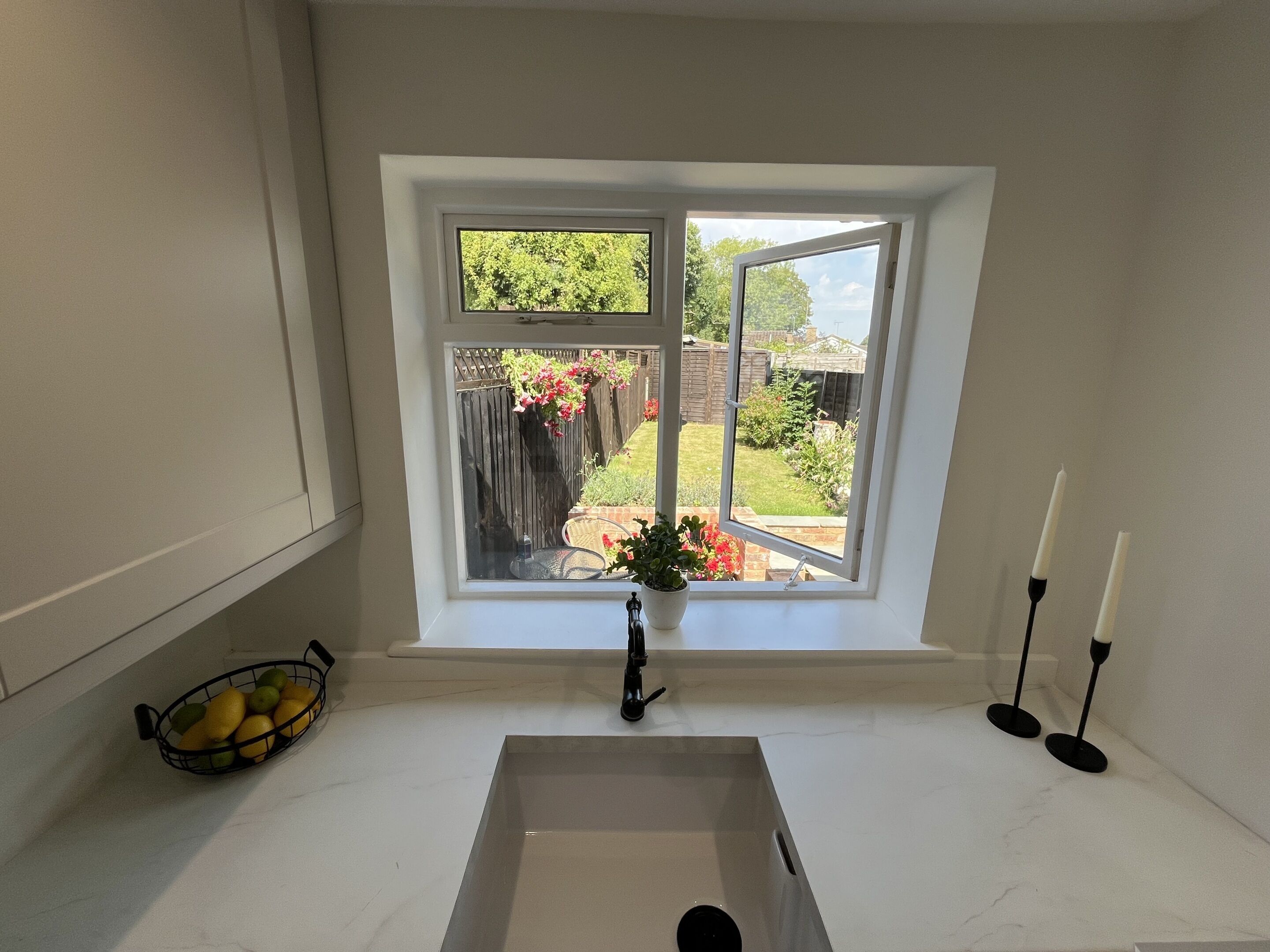 Kitchen window view