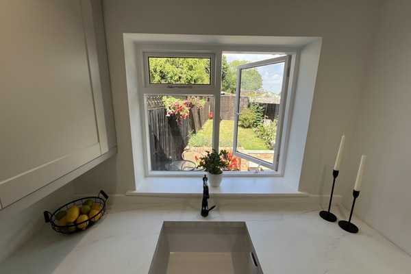 Kitchen window view