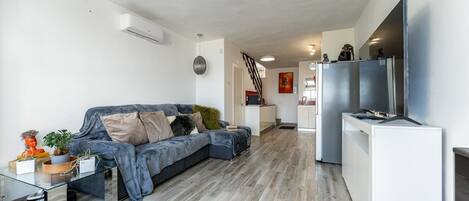 TV connectée, cheminée