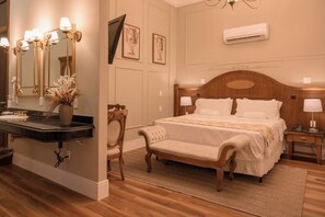1 bedroom, free WiFi, bed sheets - Heritage Meets Romance—Charm Suite w/ Breakfast Buffet in Curitiba Downtown (State of Paraná)