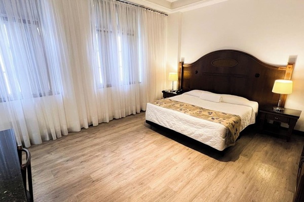 Bedroom. Interior and views may vary by availability.