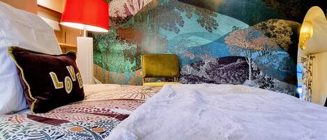 1 slaapkamer, een strijkplank/strijkijzer, wifi, beddengoed