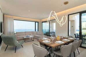 Dining - Villa Calypso, Divine Crete Villa, 4 BDR, Infinity Pool & Sea Views (Crete)