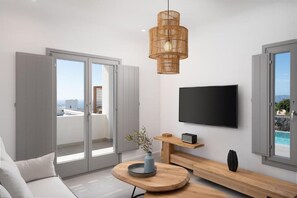 Music library - Alluring Santorini Villa | Eruption Escape Villa | Villa with Private Pool &. (Santorini)