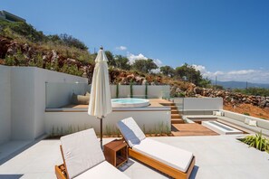 Terrace/patio - Elegant Crete Villa | Villa Cretan Soul | 5 Bedrooms | Prviate Pool |. (Crete)