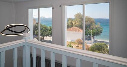 Endearing Samos Beachfront Villa | Villa Poseidon's Crest | Panoramic Sea Views.