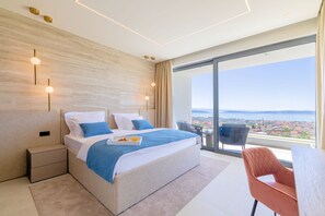 In-room safe, iron/ironing board, travel cot, free WiFi - Villa Azurea Vista | Trogir-Split | Infinity Pool | Sea Views | Luxury Coastal. (Kastel Stari)