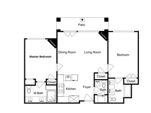 Floor plan. - Canyons Mountain Views - Private Hot Tub, Golf (Park City)
