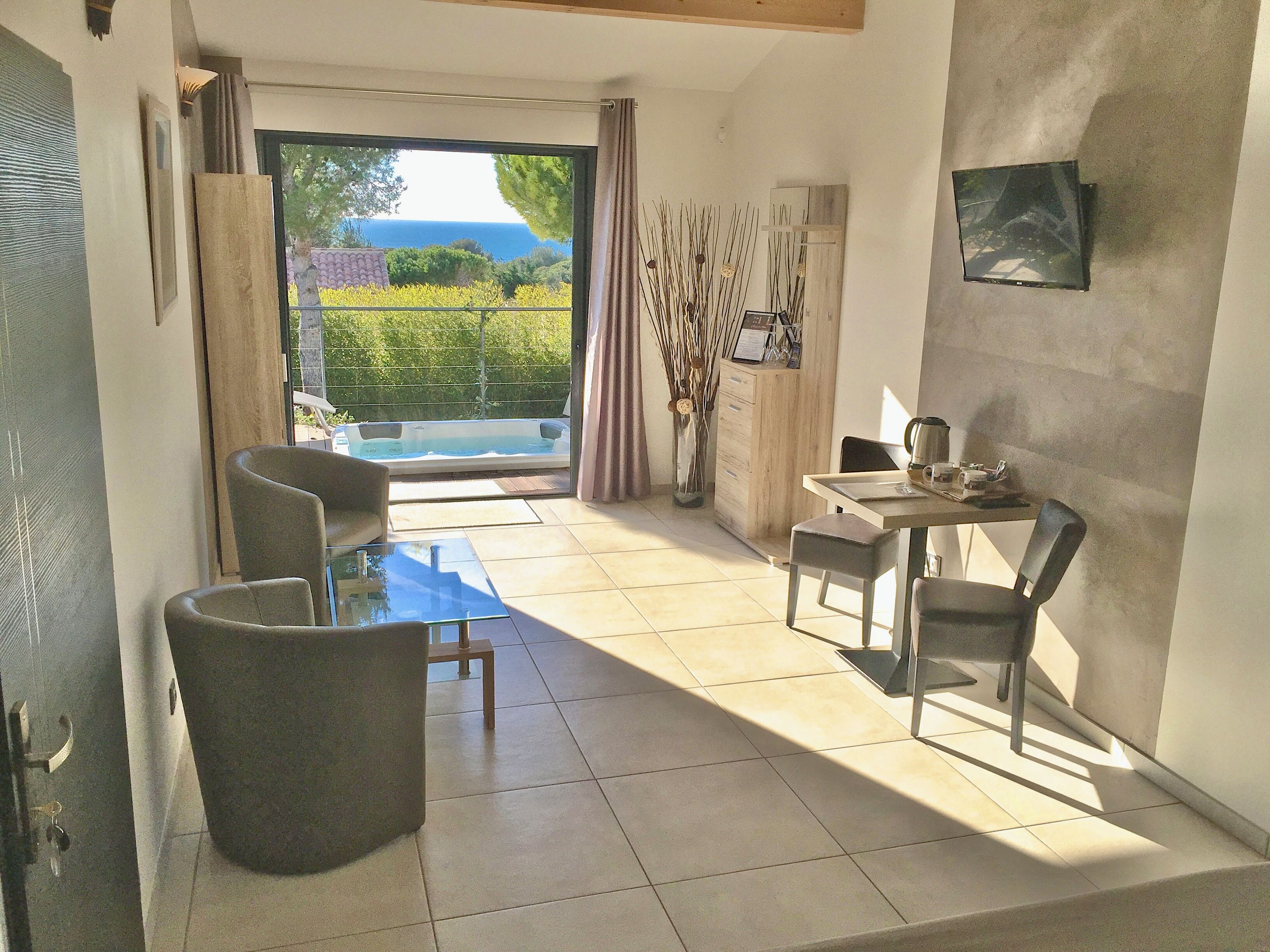 奢華別墅, 4 間臥室, 私人泳池, 海景 | 客房景觀