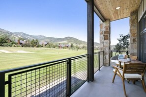 Outdoor dining - Maya's Ski & Golf Home Mountain Views Pool Hot Tub (Park City)
