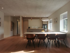 House, 4 Bedrooms, Smoking, Patio | Dining room - Cozy 4-bedroom Holiday Home in Vesterø Havn, Denmark (Læsø)