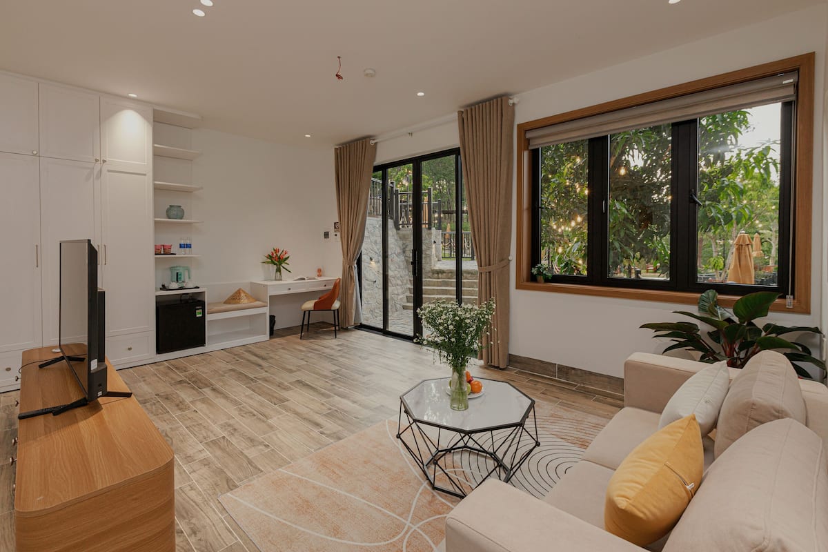 In-room safe, desk, laptop workspace, blackout curtains