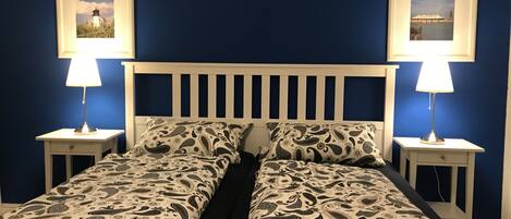 1 غرفة نوم وواي فاي وملاءات أسرّة