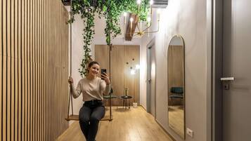 Apartemen | Area keluarga | Smart TV 70-cm dengan saluran TV digital