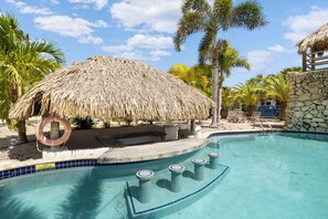 Pool - Casa Celara at Waterlands Village near Kralendijk, 3 bedroom & shared pool! (Kralendijk)