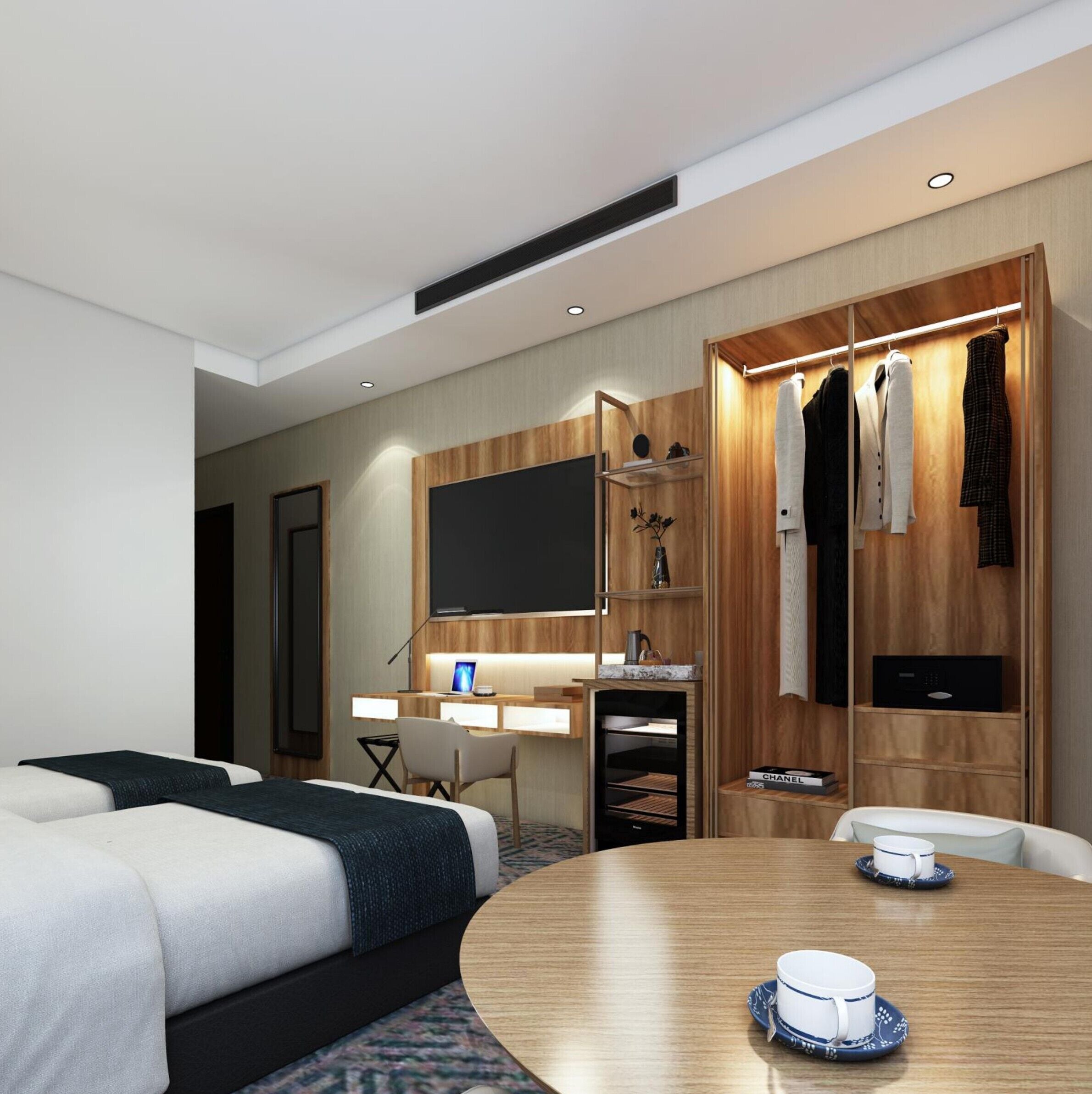 Phòng | Két bảo mật tại phòng, khu vực làm việc phù hợp cho laptop 