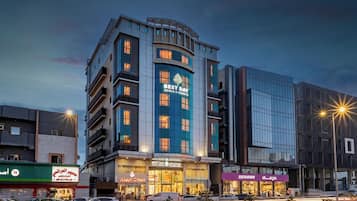 Voorkant van accommodatie