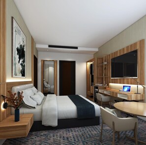 豪華套房 | 客房內保險箱、筆電工作空間、隔音、熨斗/熨衣板