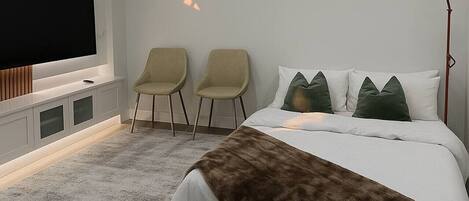 1 室のベッドルーム、アイロン / アイロン台、WiFi