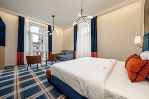 Signature Suite, City View | In-room safe, desk, blackout drapes, free WiFi - Basiliq Hotel (Budapest)