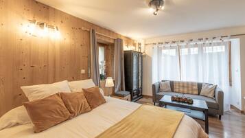 1 chambre, fer et planche Ă repasser, draps fournis