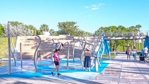Children’s area - This comfortable 1BR setup features 2 queen beds + a futon, fast WiFi, and the rare perk of FREE parking. <br>A great home base for enjoying Miami, plus stay in the heart of South Beach’s coveted SoFi neighborhood—a short walk to the sand. (Miami Beach)