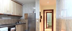 Leilighet, 1 dobbeltseng med sovesofa, kjøkken | Eget kjøkken