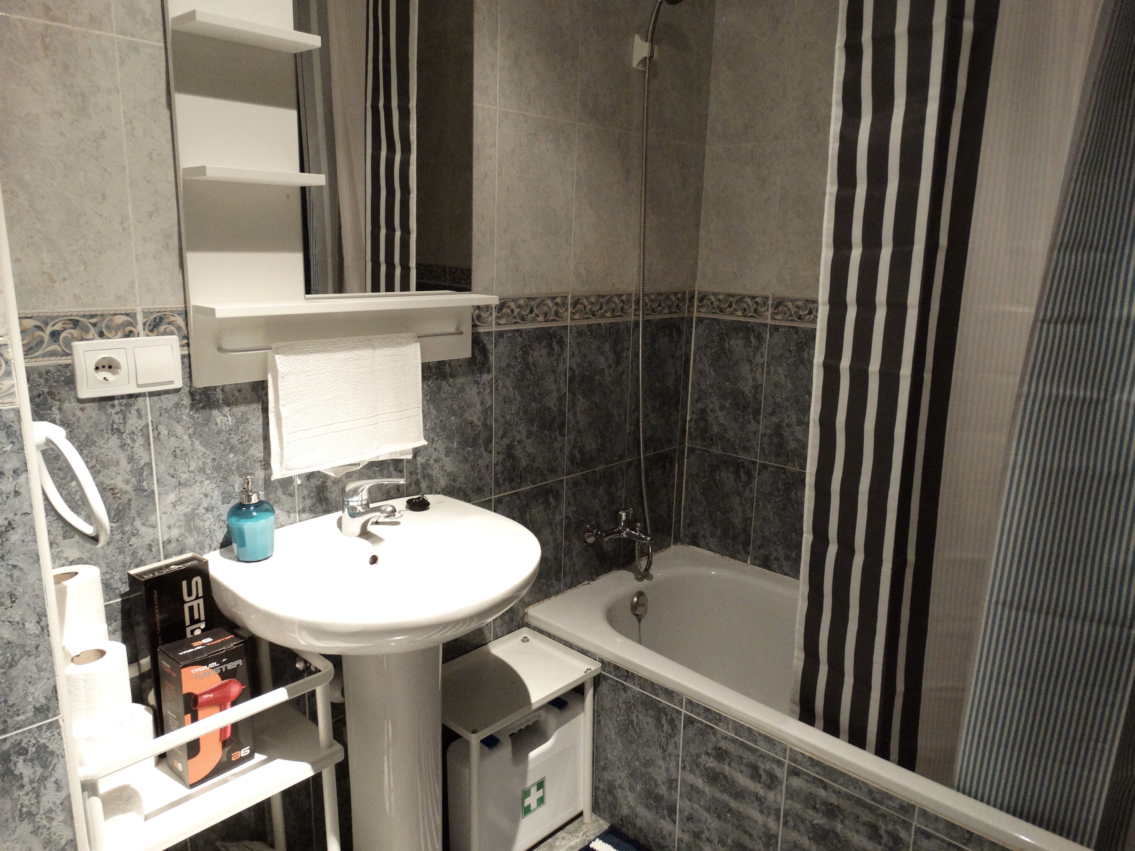Apartemen, 1 Tempat Tidur Double dengan tempat tidur Sofa, dapur | Kamar mandi