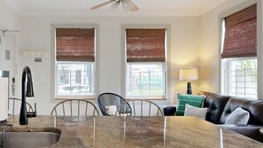 Interior - Bright SoFi 1BR, with queen bed, 1 bath, and FREE parking—rare for South Beach.  <br>Walk to South Pointe Park, the beach, top dining, and nightlife.  By Miami SoFi Vacation Rentals. (Miami Beach)