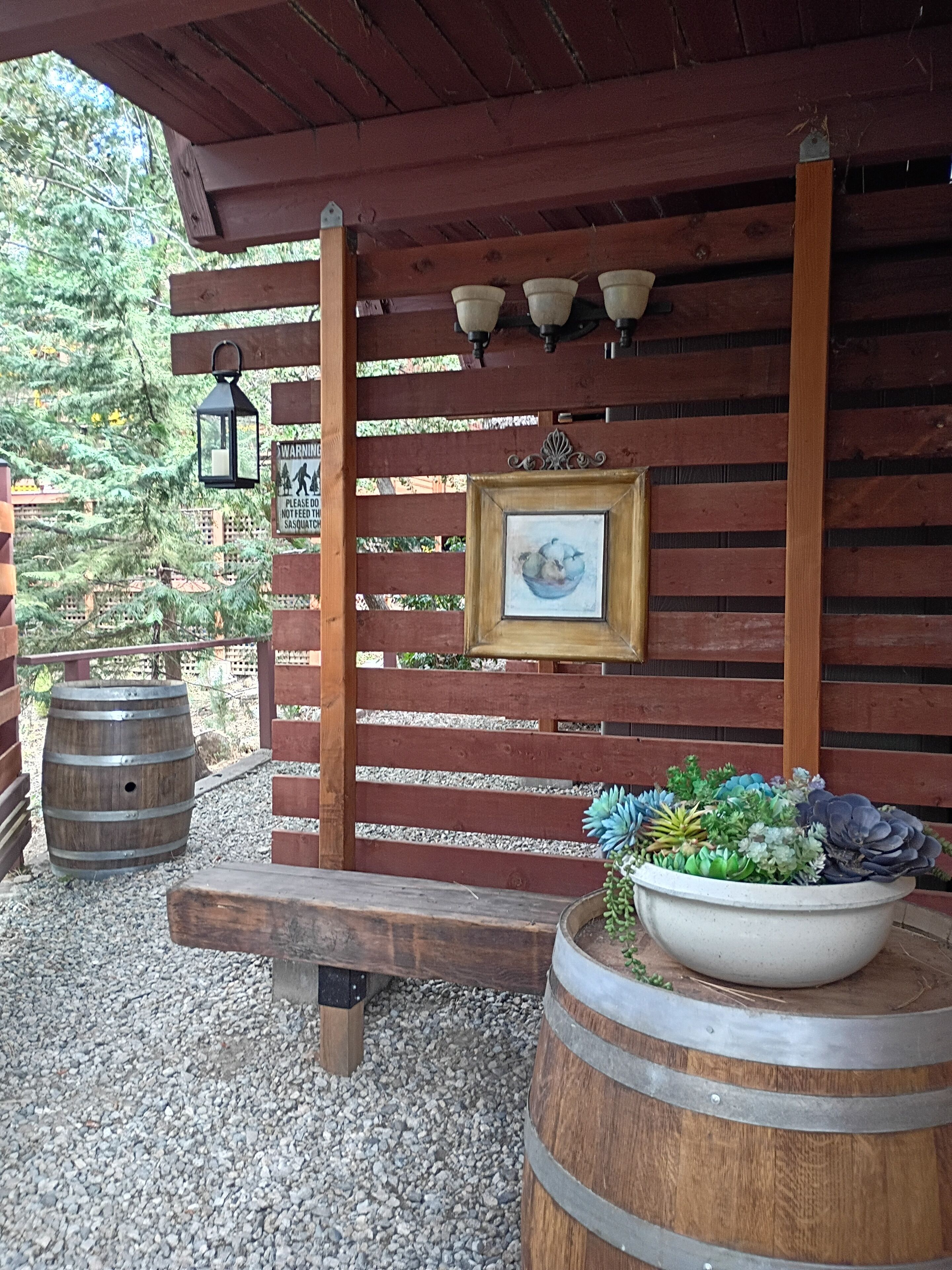 Overnattingsstedets uteområder