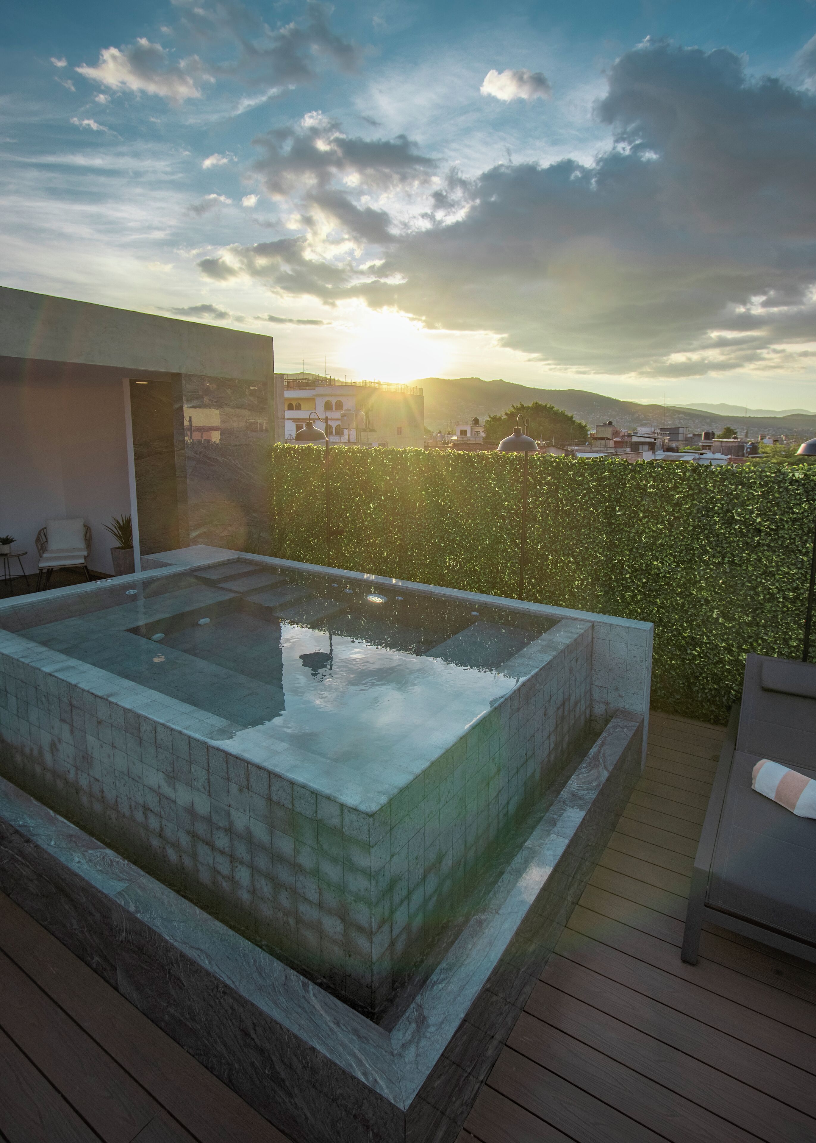 Alberca en la azotea