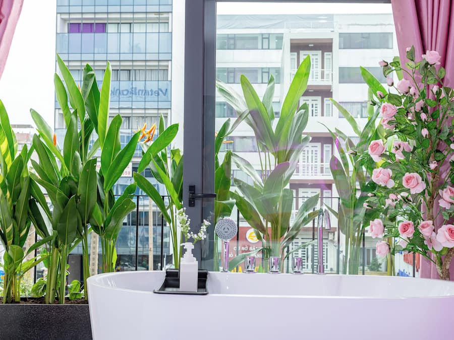 Quarto superluxo, sacada, vista para a cidade | Roupas de cama premium, edredons de pluma