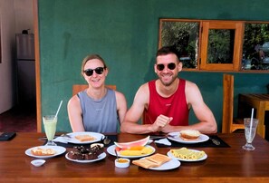 Free daily full breakfast 