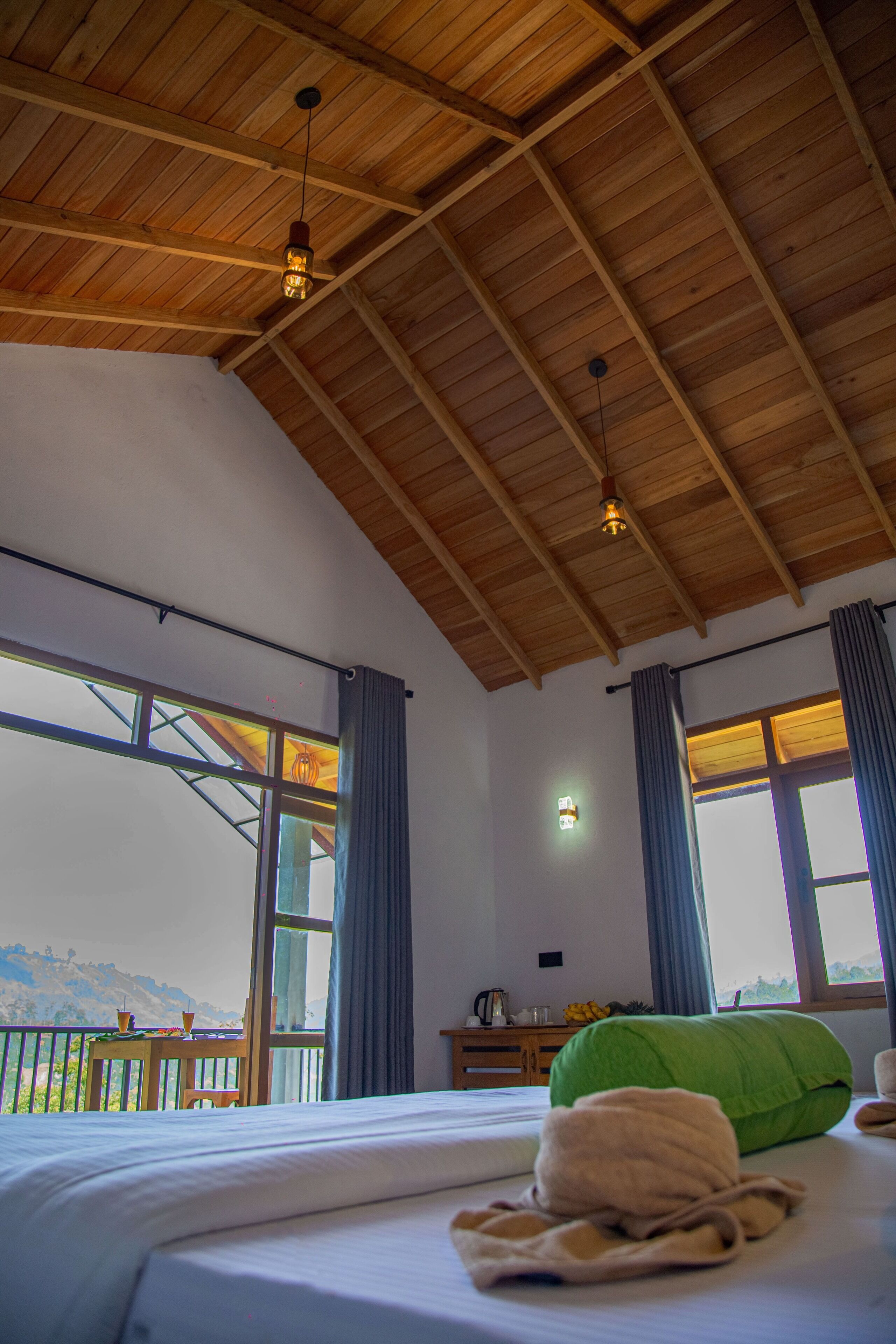 デラックス ダブルルーム 冷房 マウンテンビュー | 部屋からの景観