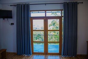 Blick von der Unterkunft